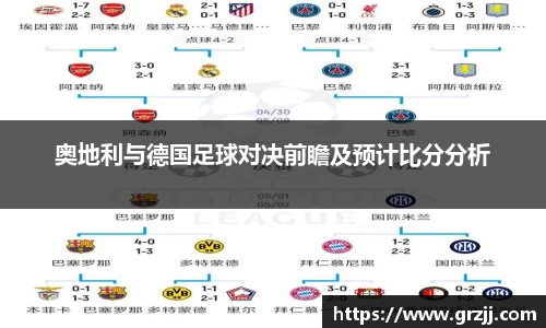 奥地利与德国足球对决前瞻及预计比分分析